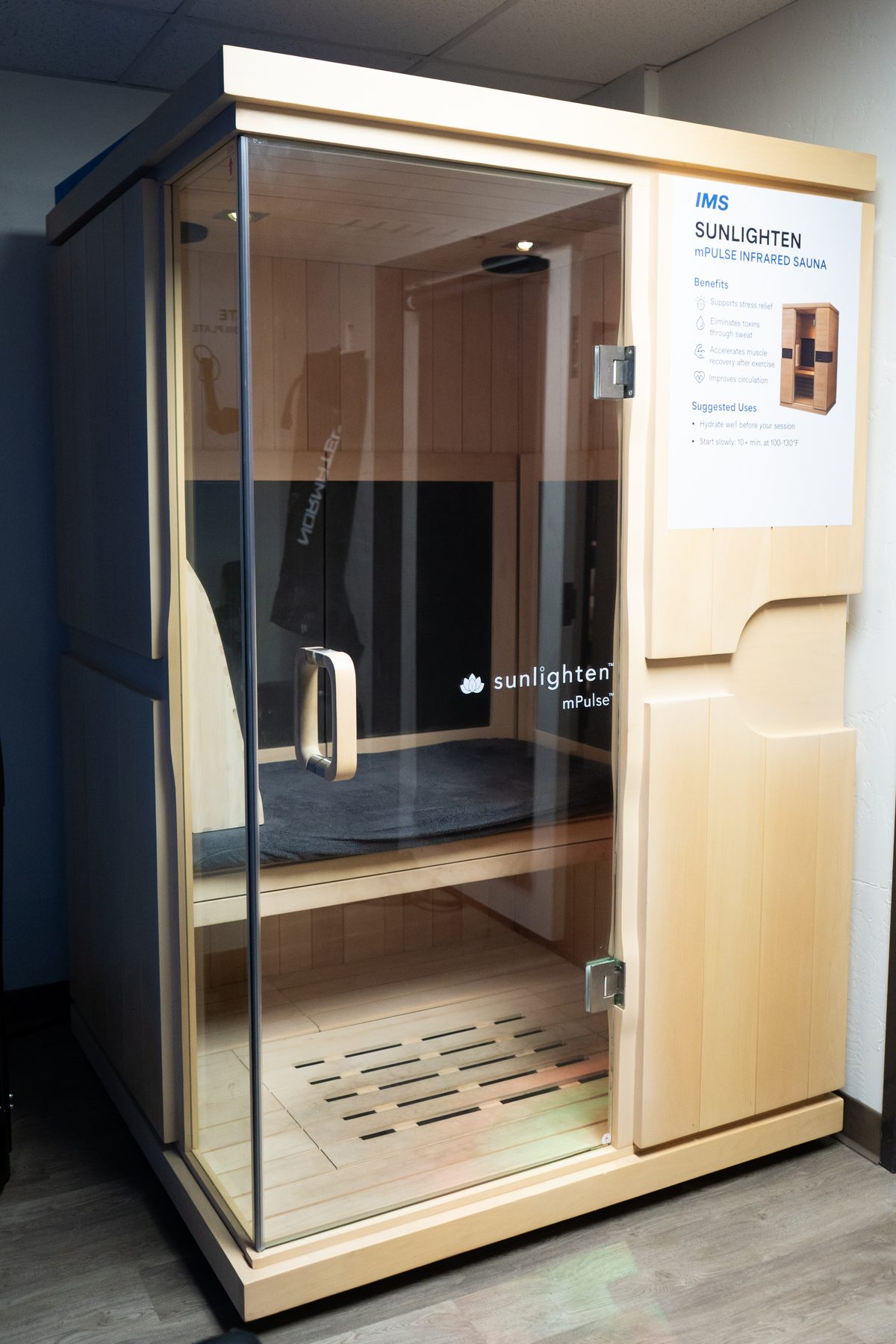 Sunlighten mPulse full-spectrum infrared sauna
